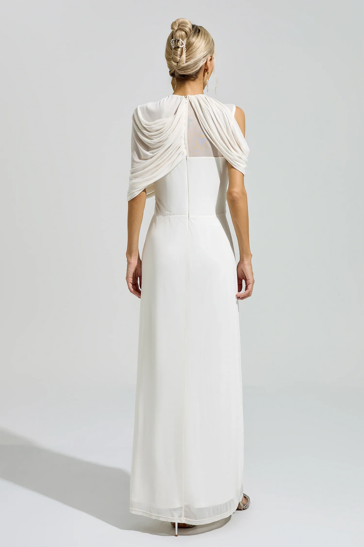 Didyme Draped Design Maxi Dress