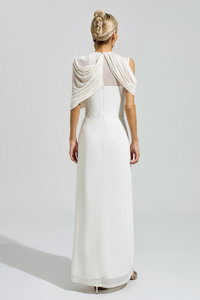 Didyme Draped Design Maxi Dress