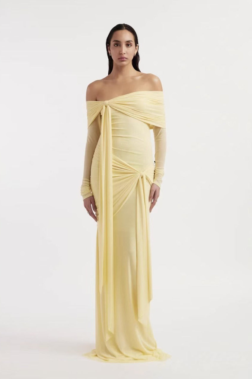 Adrienne Maxi Dress In Yellow