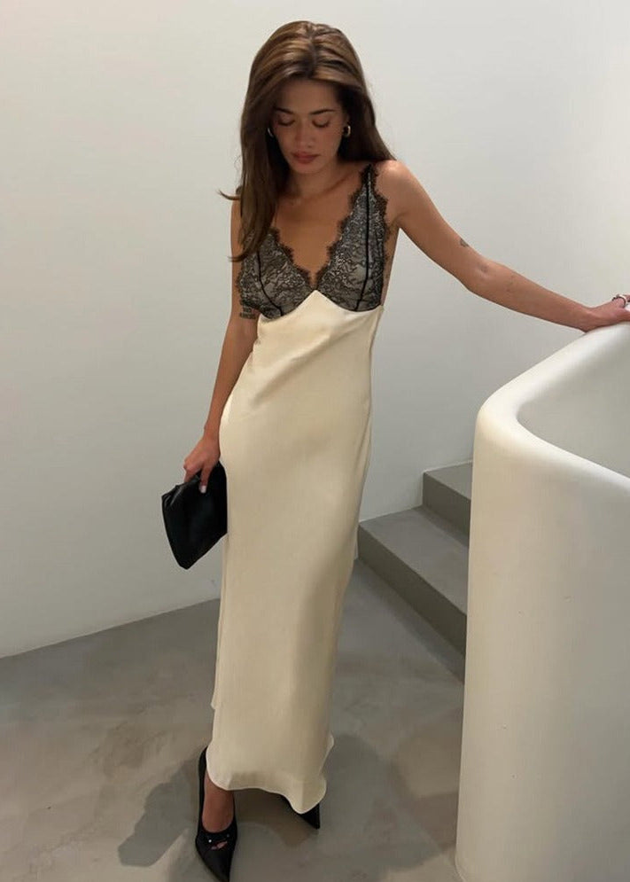 Asteron Lace Maxi Dress