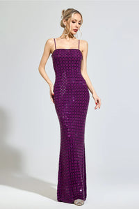 Revionx Purple Diamond Bodycon Dress