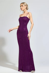 Revionx Purple Diamond Bodycon Dress