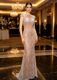 Ladrine Pearl Mermaid Maxi Dress