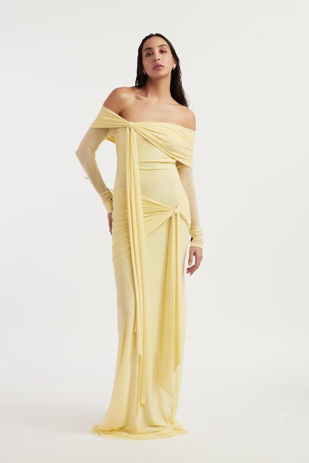 Adrienne Maxi Dress In Yellow