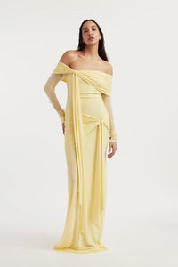 Adrienne Maxi Dress In Yellow