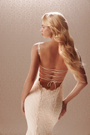 Turelia Lace Backless Maxi Dress