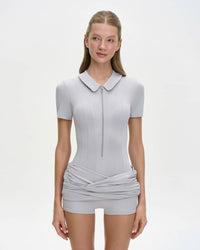 Zavelyn Bodysuit In Grey