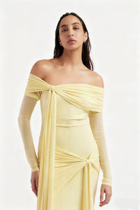 Adrienne Maxi Dress In Yellow