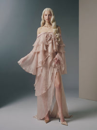 Varnese Ruffle Maxi Dress