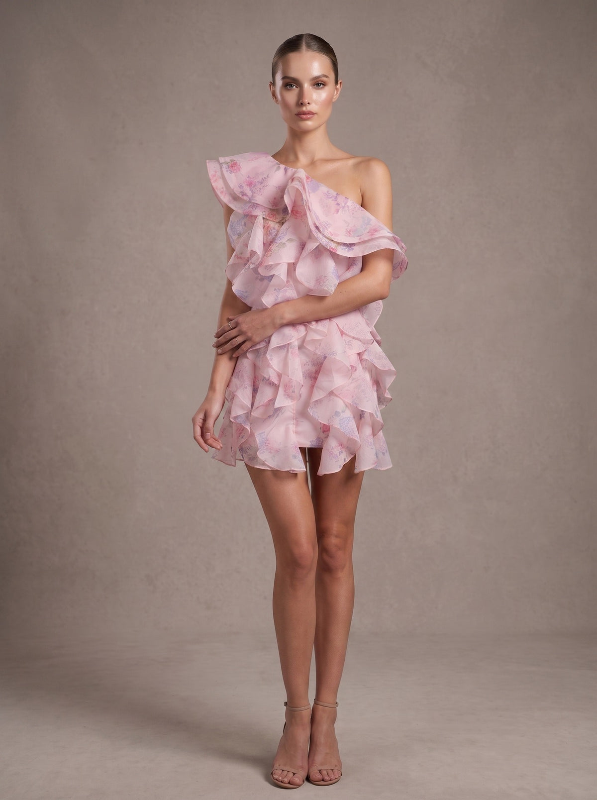 Grixel One Shoulder Mini Dress