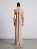 Xirelli Rhinestone-Embellished Mesh Bow Maxi Dress