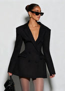 Xirel Long-Sleeve Mini Dress