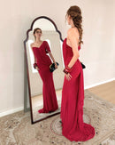 Neskio One-Shoulder Open-Back Maxi Dress
