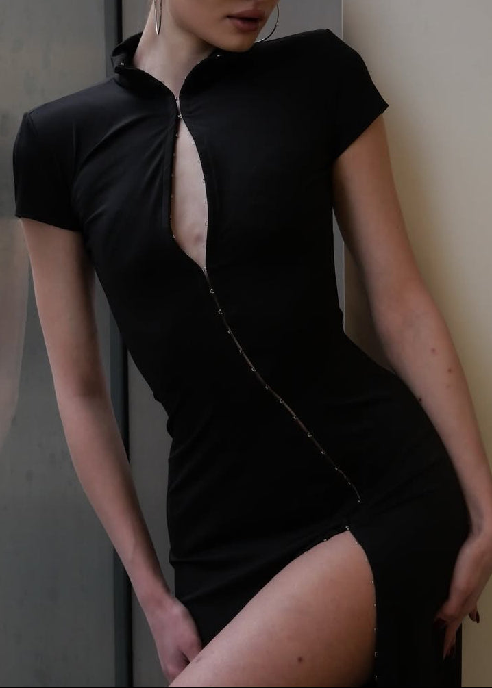 Thalvex Short Sleeve Maxi Dress
