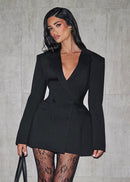 Xirel Long-Sleeve Mini Dress