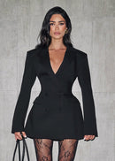 Xirel Long-Sleeve Mini Dress