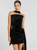 Grimrica Ruched Mini Dress
