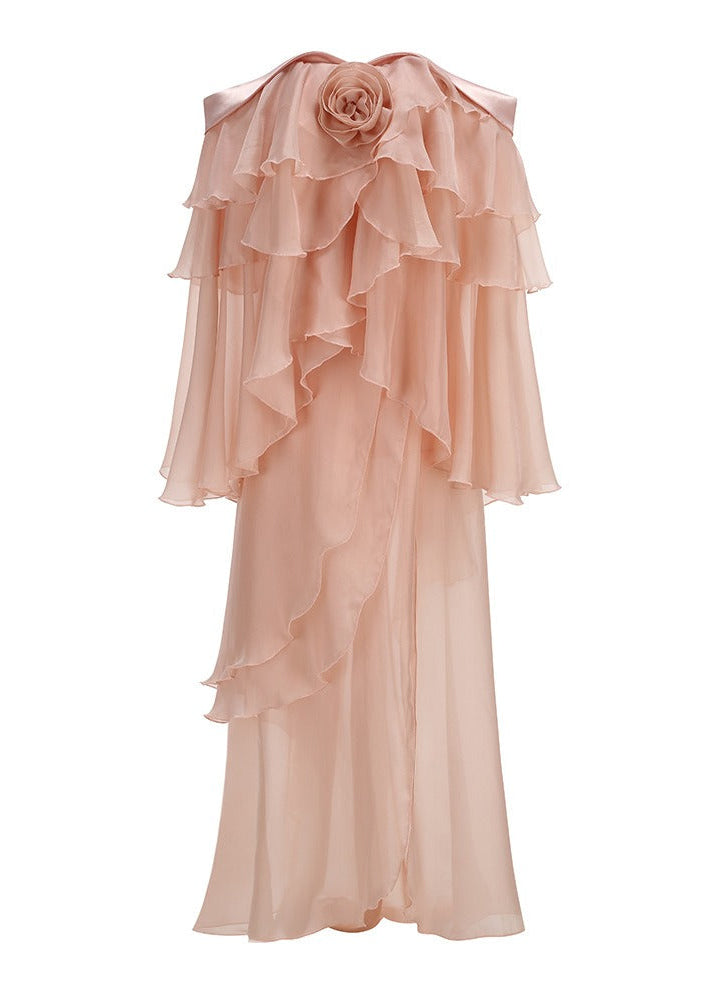 Varnese Ruffle Maxi Dress