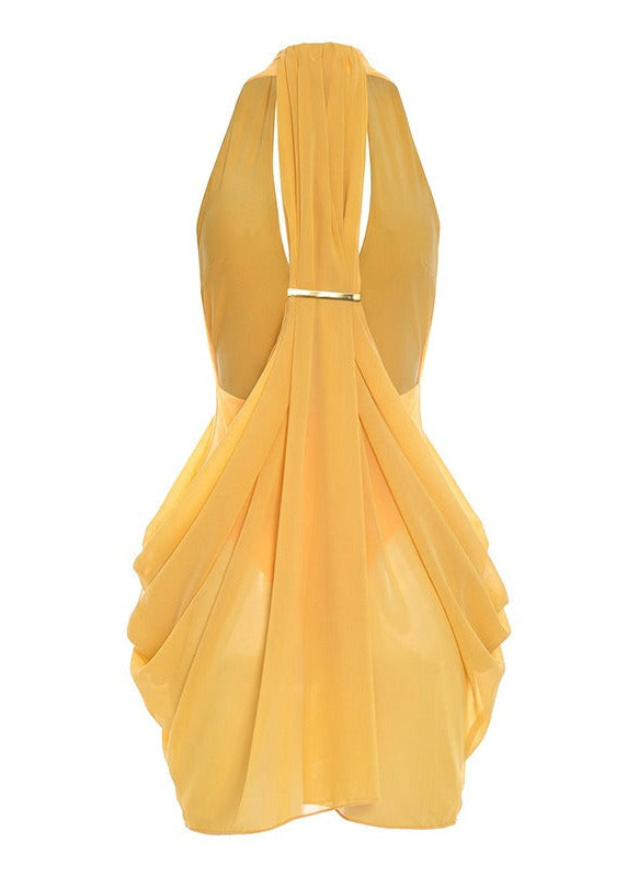 Suvactix Halter-Neck Mini Dress