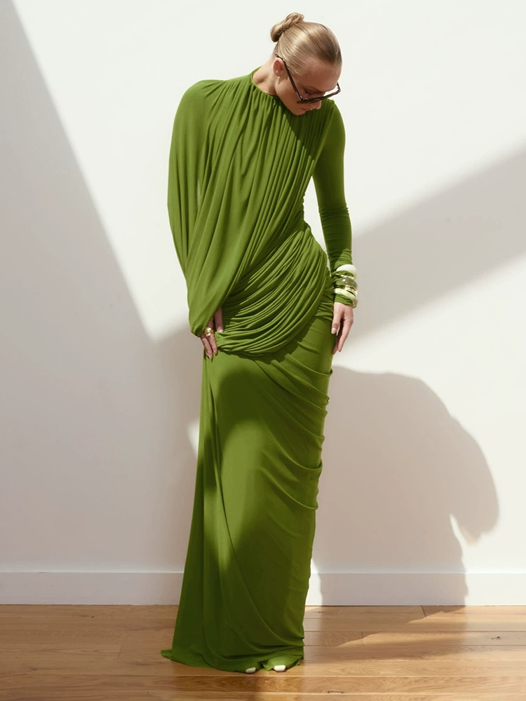 Loryxel Maxi Dress In Green