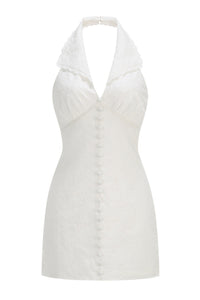 Keldrax Tennis Mini Dress In White