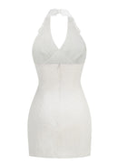 Keldrax Tennis Mini Dress In White
