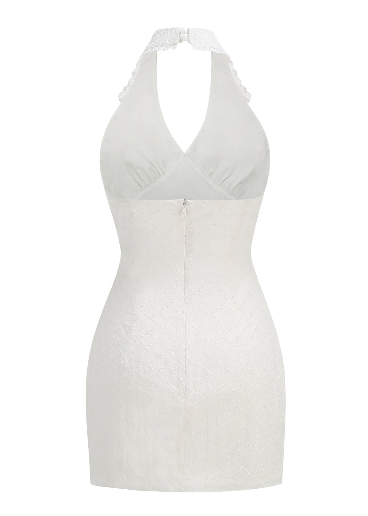 Keldrax Tennis Mini Dress In White