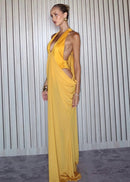 Suvactix Halter-Neck Maxi Dress