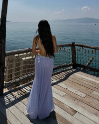 Virellon Black Backless Maxi Dress
