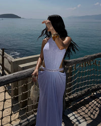Virellon Black Backless Maxi Dress