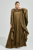 Tyramon Green Maxi Dress
