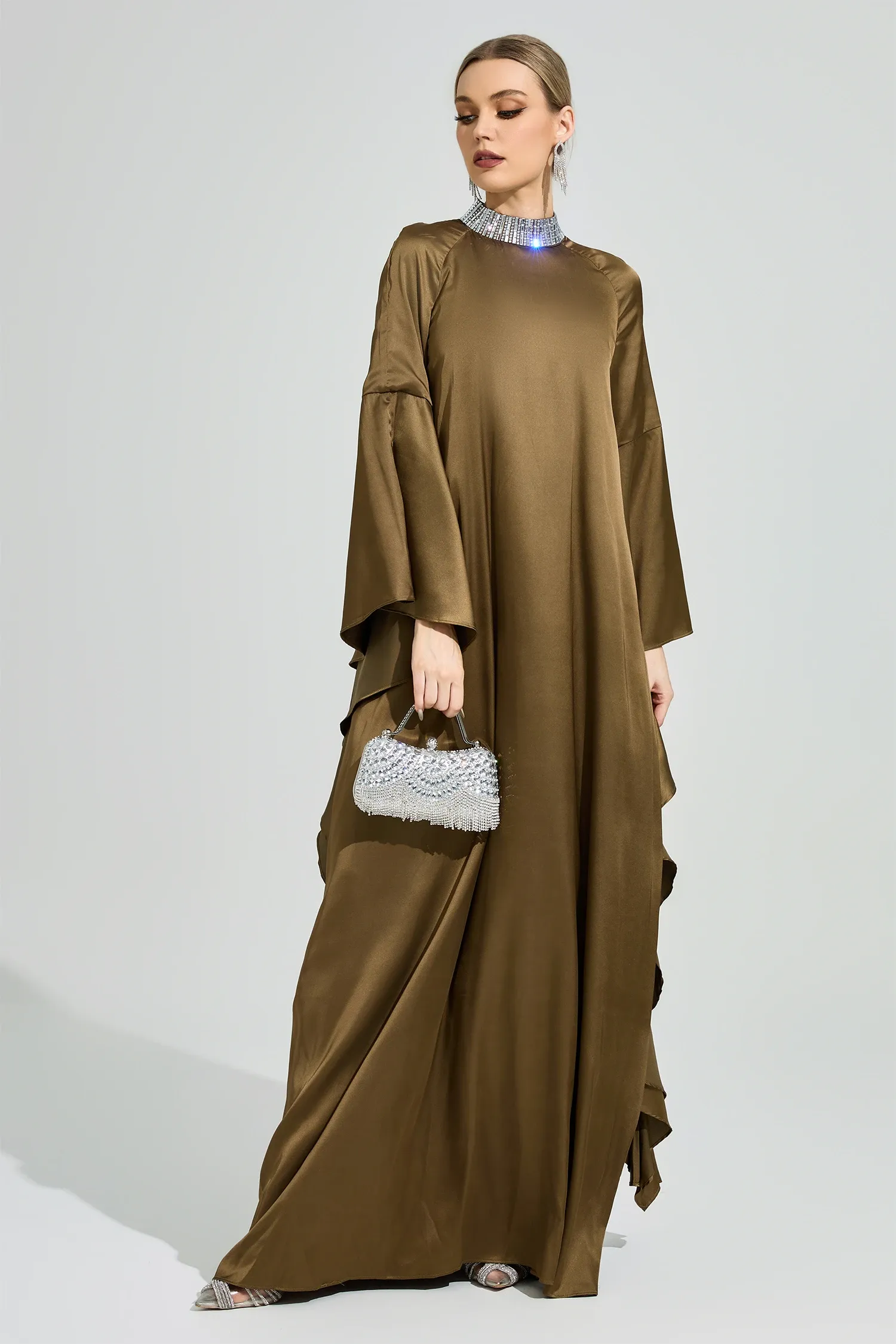 Tyramon Green Maxi Dress