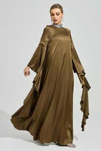 Tyramon Green Maxi Dress