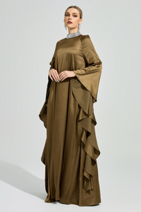 Tyramon Green Maxi Dress