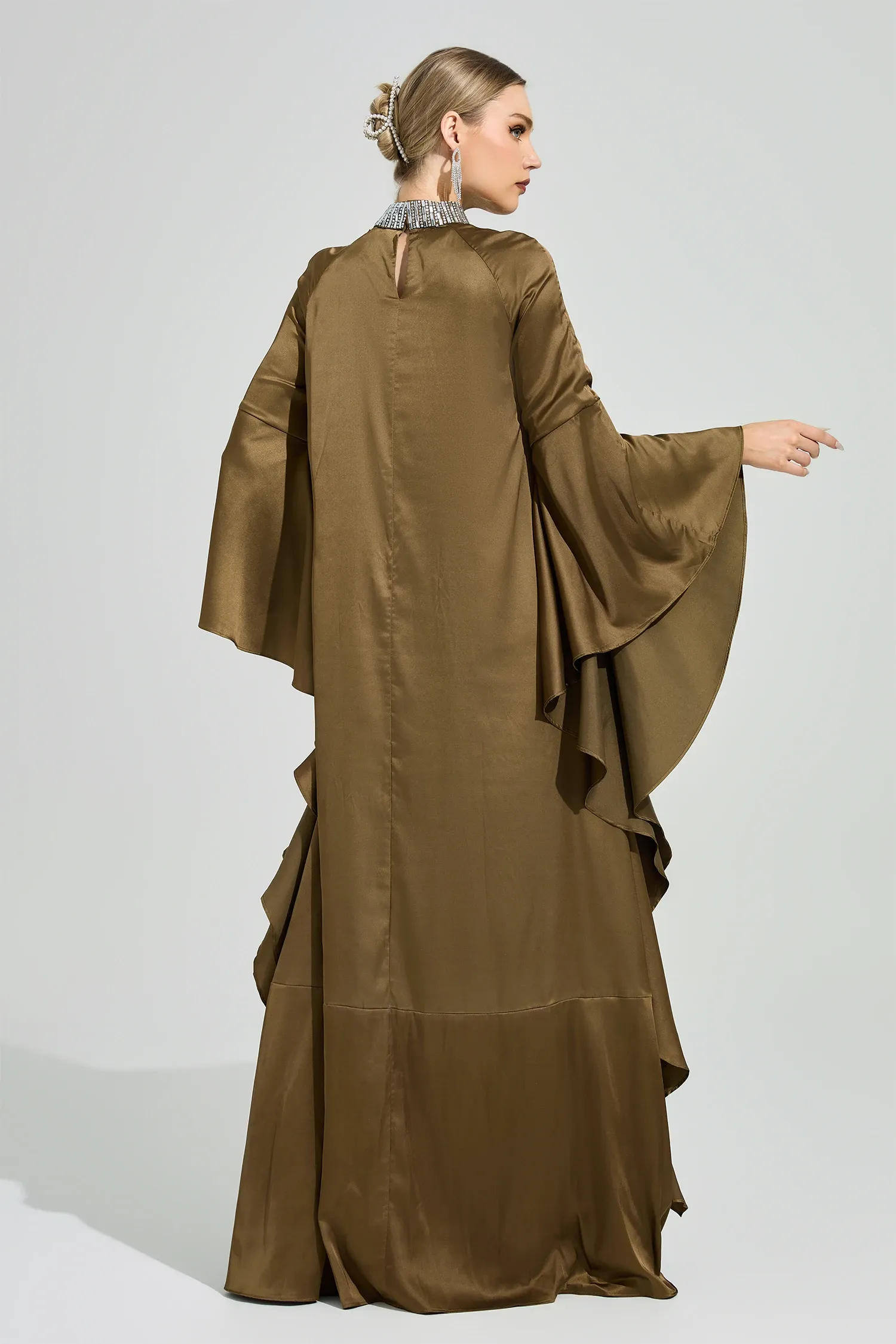 Tyramon Green Maxi Dress