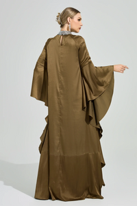 Tyramon Green Maxi Dress