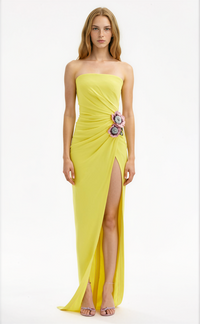 Aaron Embroidered Floral Maxi Dress