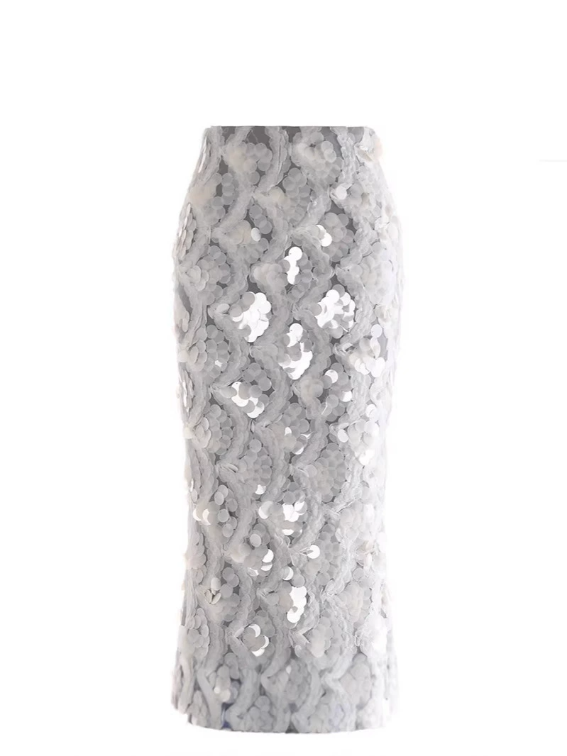 Melvian Mermaid Sequin Skirt