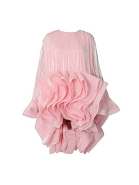 Zolthar Flare Sleeve Tiered Mini Dress
