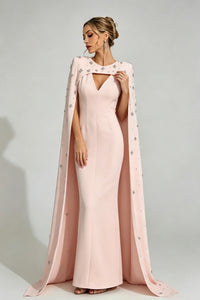 Firdausi Pink Diamond Maxi Dress