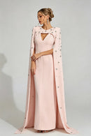Firdausi Pink Diamond Maxi Dress