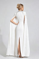 Begum White Beaded Maxi Dress