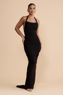 Dalal Backless Maxi Dress In Black
