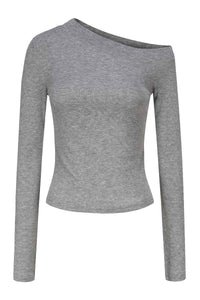 Alvona Top In Grey