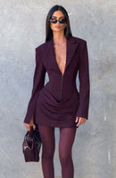 Fenric Ruched Mini Dress