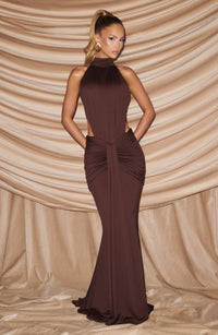 Siesina Backless Maxi Dress