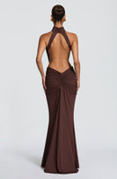 Siesina Backless Maxi Dress