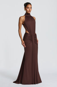 Siesina Backless Maxi Dress