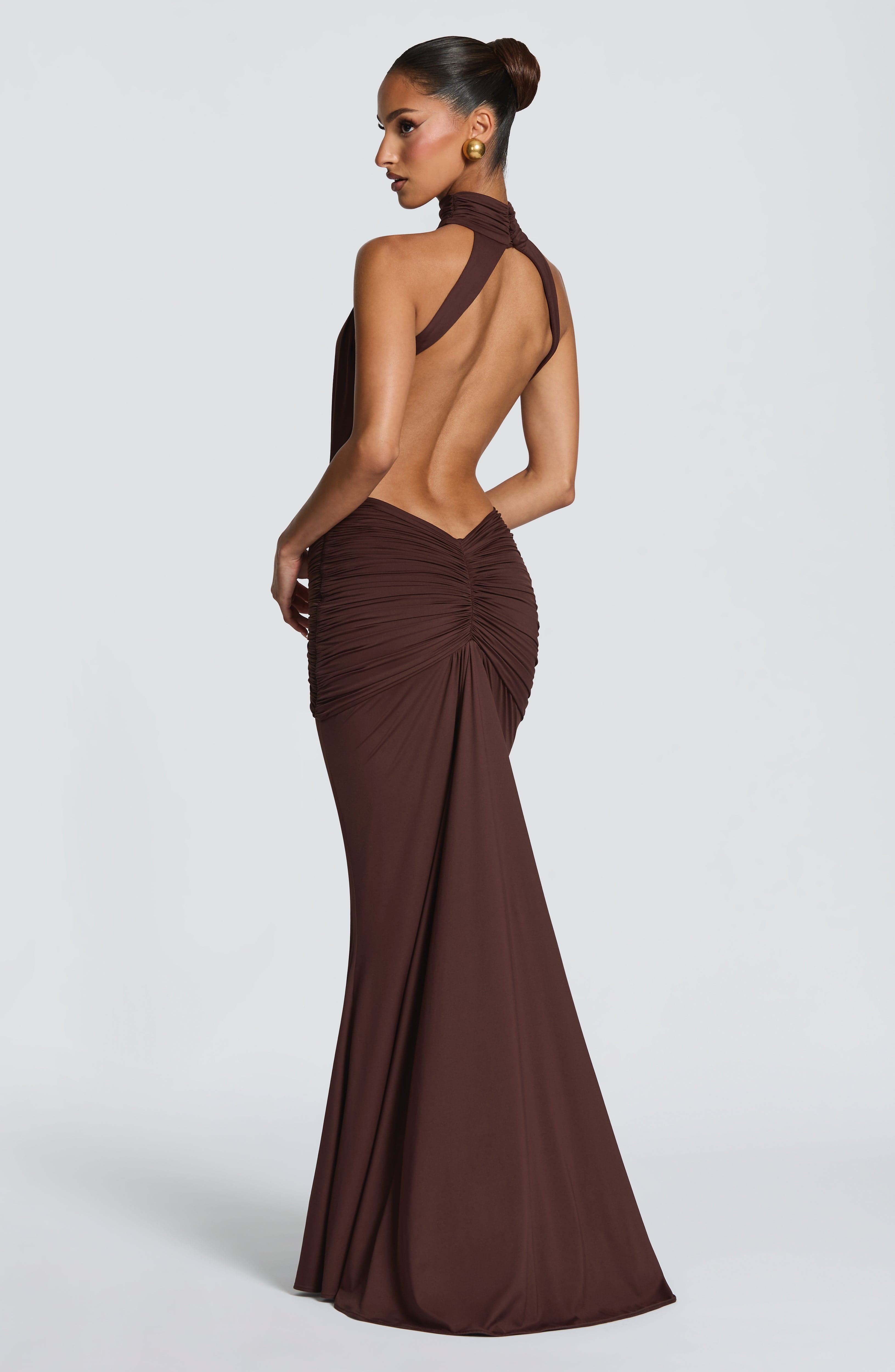 Siesina Backless Maxi Dress