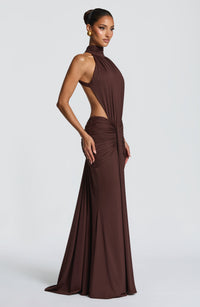 Siesina Backless Maxi Dress